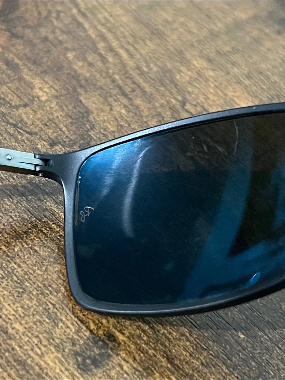 Ray-Ban Black Polarized p3 lens Sunglasses with Black Case